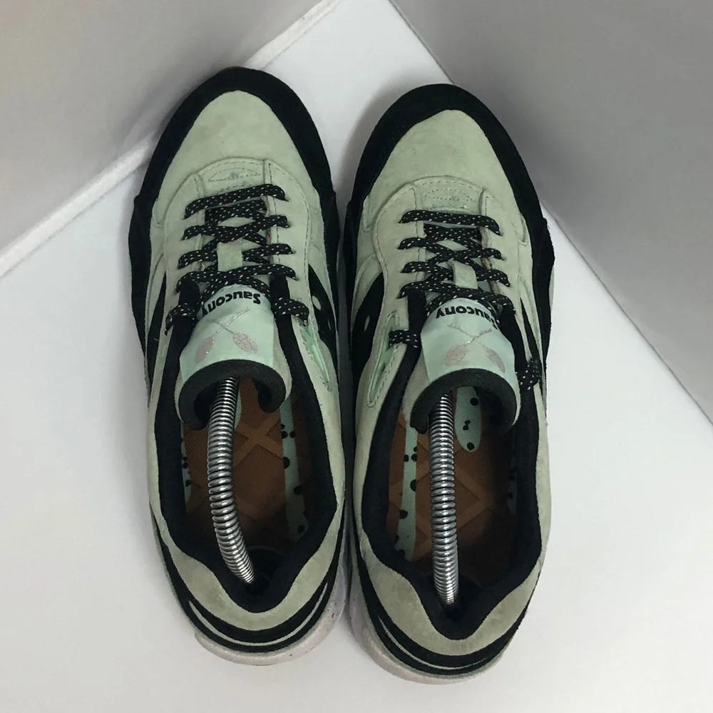 SAUCONY G9 Shadow 6 Scoops Pack Mint Chocolate Chip Sneakers WOMENS 7.5